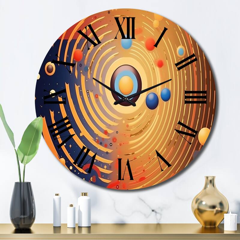 Designart "Minimalism The Dawn Of New Time Awareness III" Modern